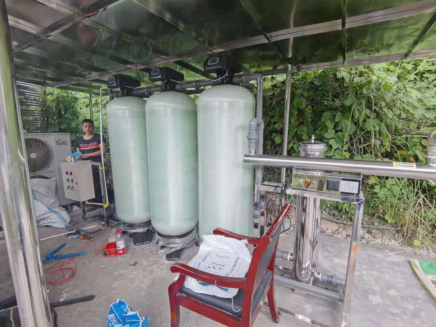 多介质过滤器，地下水净开云在线（中国）科技有限公司官网设备